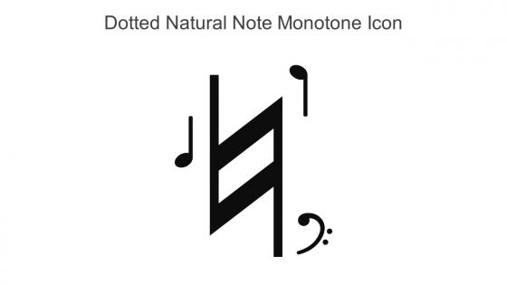 Dotted Natural Note Monotone Icon In Powerpoint Pptx Png And Editable Eps Format