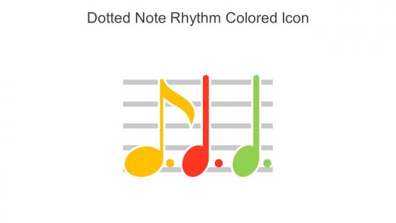 Dotted Note Rhythm Colored Icon In Powerpoint Pptx Png And Editable Eps Format