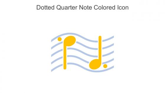 Dotted Quarter Note Colored Icon In Powerpoint Pptx Png And Editable Eps Format