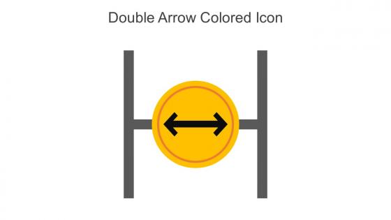 Double Arrow Colored Icon In Powerpoint Pptx Png And Editable Eps Format