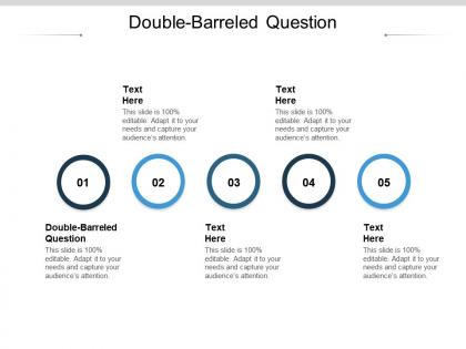 Double barreled question ppt powerpoint presentation professional aids cpb