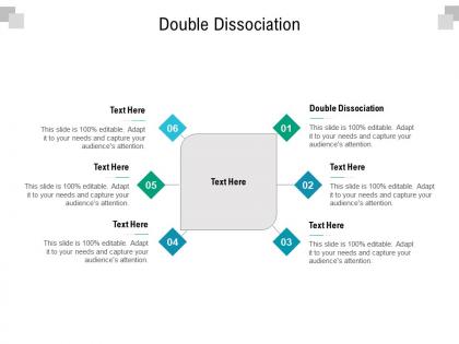 Double dissociation ppt powerpoint presentation infographic template shapes cpb