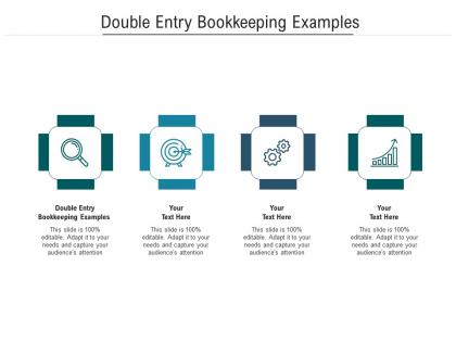 Double entry bookkeeping examples ppt powerpoint presentation show example introduction cpb