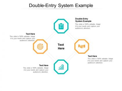 Doubleentry system example ppt powerpoint presentation visual aids infographics cpb