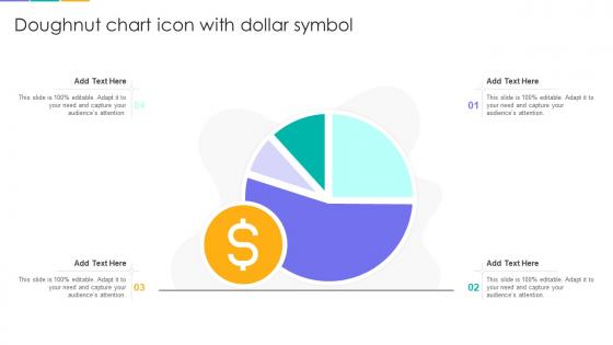 Doughnut Chart Icon With Dollar Symbol