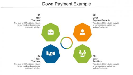 Down Payment Example Ppt Powerpoint Presentation File Visual Aids Cpb