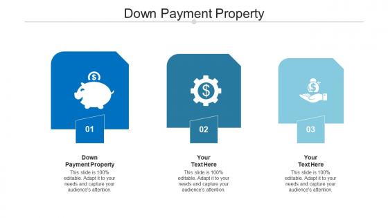 Down payment property ppt powerpoint presentation inspiration styles cpb