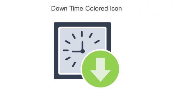 Down Time Colored Icon In Powerpoint Pptx Png And Editable Eps Format