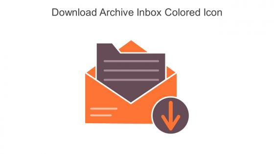Download Archive Inbox Colored Icon In Powerpoint Pptx Png And Editable Eps Format