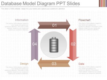 Download database model diagram ppt slides