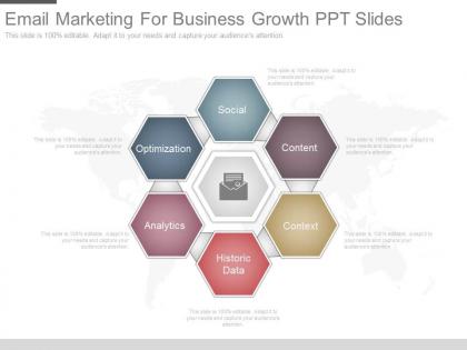 Download e mail marketing for business growth ppt slides