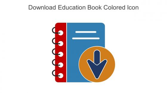 Download Education Book Colored Icon In Powerpoint Pptx Png And Editable Eps Format