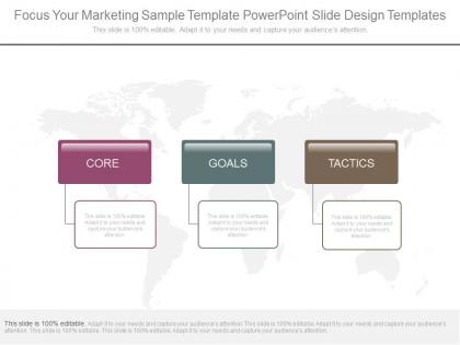 Download focus your marketing sample template powerpoint slide design templates