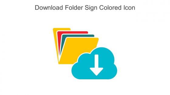 Download Folder Sign Colored Icon In Powerpoint Pptx Png And Editable Eps Format