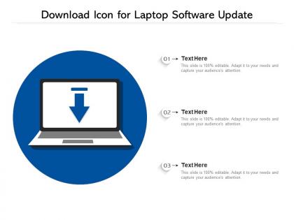 Download icon for laptop software update