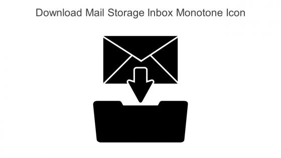 Download Mail Storage Inbox Monotone Icon In Powerpoint Pptx Png And Editable Eps Format