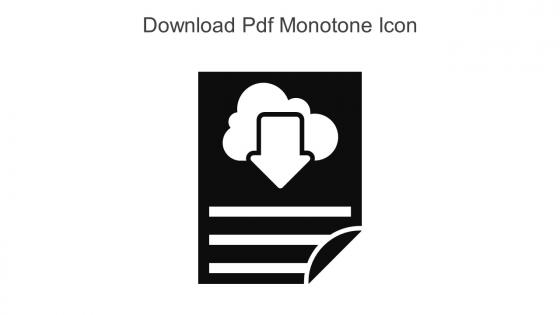Download Pdf Monotone Icon In Powerpoint Pptx Png And Editable Eps Format