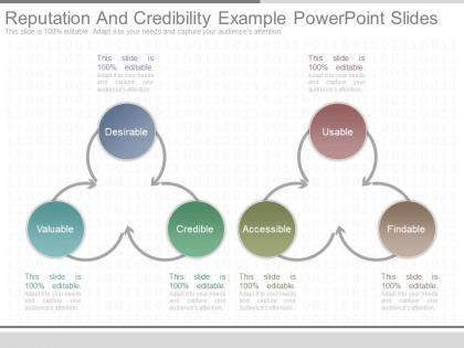 Download reputation and credibility example powerpoint slides