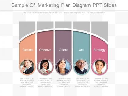 Download sample of marketing plan diagram ppt slides