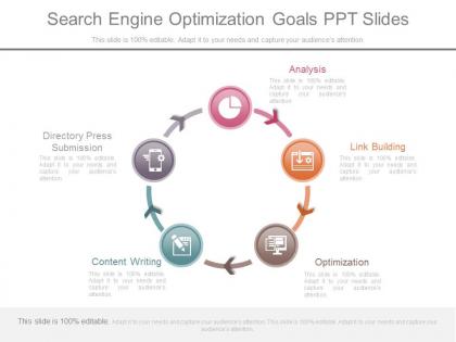 Download search engine optimization goals ppt slides