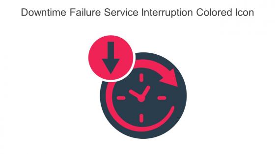 Downtime Failure Service Interruption Colored Icon In Powerpoint Pptx Png And Editable Eps Format