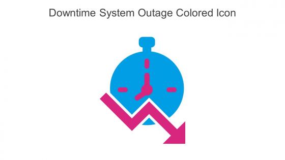 Downtime System Outage Colored Icon In Powerpoint Pptx Png And Editable Eps Format