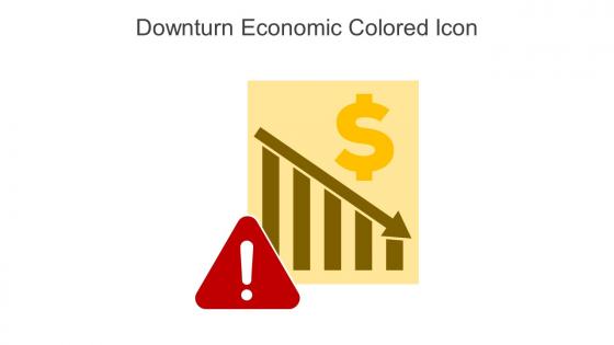 Downturn Economic Colored Icon In Powerpoint Pptx Png And Editable Eps Format