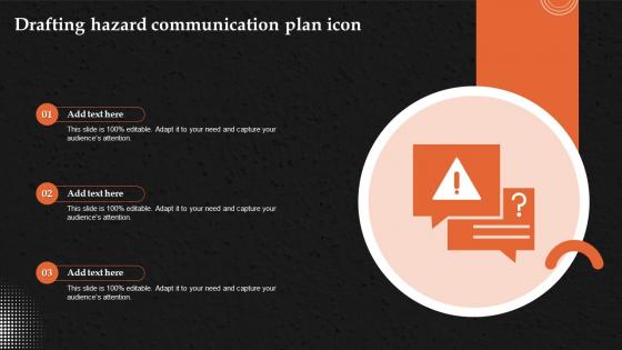 Drafting Hazard Communication Plan Icon