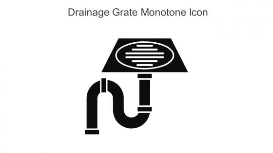 Drainage Grate Monotone Icon In Powerpoint Pptx Png And Editable Eps Format