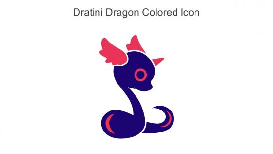 Dratini Dragon Colored Icon In Powerpoint Pptx Png And Editable Eps Format