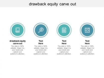 Drawback equity carve out ppt powerpoint presentation ideas inspiration cpb