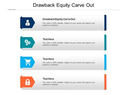 Drawback equity carve out ppt powerpoint presentation pictures display cpb