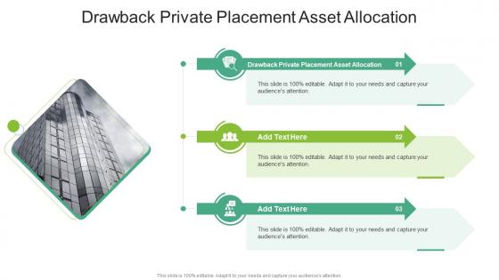 Drawback Private Placement Asset Allocation In Powerpoint And Google Slides Cpb