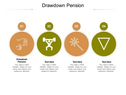Drawdown pension ppt powerpoint presentation infographic template introduction cpb
