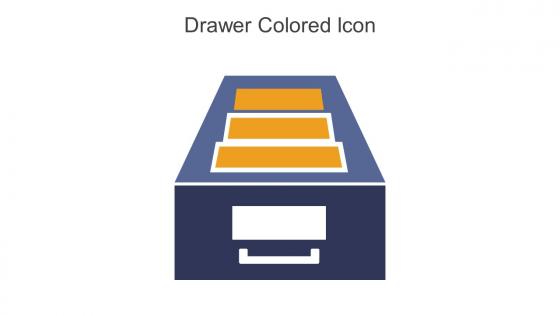 Drawer Colored Icon In Powerpoint Pptx Png And Editable Eps Format