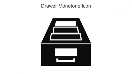 Drawer Monotone Icon In Powerpoint Pptx Png And Editable Eps Format