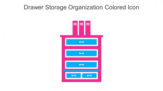 Drawer Storage Organization Colored Icon In Powerpoint Pptx Png And Editable Eps Format