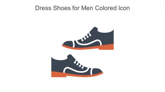 Dress Shoes For Men Colored Icon In Powerpoint Pptx Png And Editable Eps Format