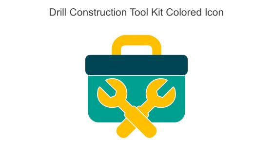 Drill Construction Tool Kit Colored Icon In Powerpoint Pptx Png And Editable Eps Format