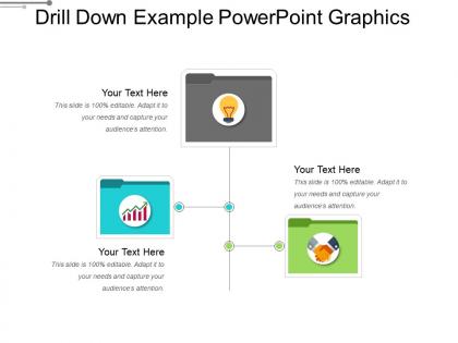 Drill down example powerpoint graphics