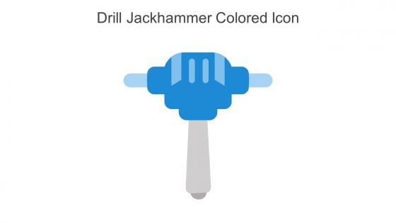 Drill Jackhammer Colored Icon In Powerpoint Pptx Png And Editable Eps Format
