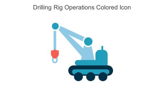 Drilling Rig Operations Colored Icon In Powerpoint Pptx Png And Editable Eps Format