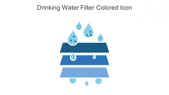 Drinking Water Filter Colored Icon In Powerpoint Pptx Png And Editable Eps Format