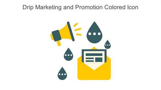 Drip Marketing And Promotion Colored Icon In Powerpoint Pptx Png And Editable Eps Format