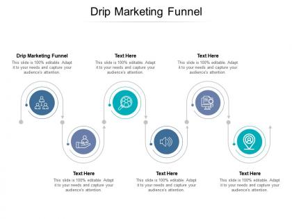 Drip marketing funnel ppt powerpoint presentation styles icons cpb