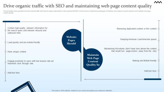 Drive Organic Traffic With Seo And Maintaining Page Content Targeting Strategies And The Marketing Mix