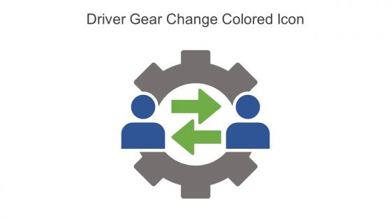 Driver Gear Change Colored Icon In Powerpoint Pptx Png And Editable Eps Format