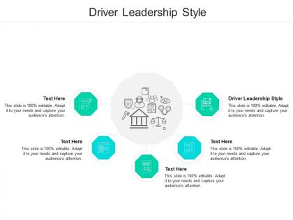 Driver leadership style ppt powerpoint presentation model graphics template cpb