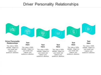 Driver personality relationships ppt powerpoint presentation inspiration layouts cpb