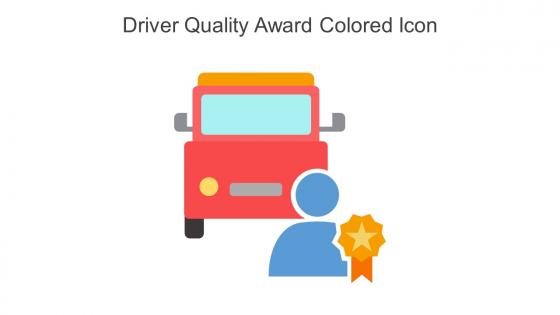 Driver Quality Award Colored Icon In Powerpoint Pptx Png And Editable Eps Format